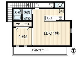 プレミアージュ梅林 301 ｜ 福岡県福岡市城南区梅林５丁目4-1（賃貸アパート1LDK・3階・46.78㎡） その2