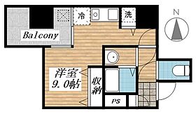 リード桜坂 1405 ｜ 福岡県福岡市中央区六本松３丁目1-58（賃貸マンション1K・14階・23.43㎡） その2