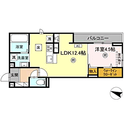 間取図画像 1LDK