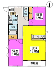 物件の間取り
