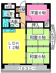 レスピーザ53 3LDKの間取図画像