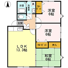 物件の間取り