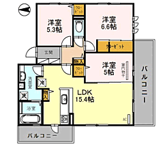 物件の間取り
