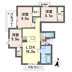 物件の間取り