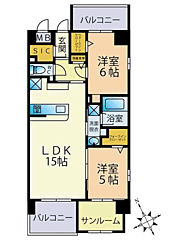 物件の間取り