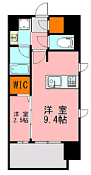 CIDNALTHEPLACE 1LDKの間取図画像
