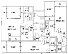 物件の間取り