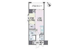 CINNAMONCOURT 1LDKの間取図画像