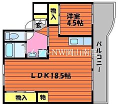 岡山県玉野市後閑（賃貸マンション1LDK・4階・53.08㎡） その2