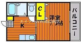 岡山県岡山市南区新保（賃貸アパート1K・1階・21.12㎡） その2