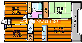 岡山県岡山市南区新保（賃貸マンション3LDK・1階・67.41㎡） その2