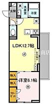 岡山県岡山市南区福富西3丁目（賃貸アパート1LDK・2階・43.60㎡） その2