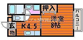 岡山県岡山市北区青江1丁目（賃貸アパート1K・2階・29.81㎡） その2