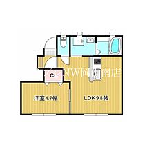 岡山県岡山市南区東畦（賃貸アパート1LDK・1階・40.00㎡） その2