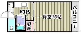 岡山県岡山市南区下中野（賃貸マンション1K・5階・28.75㎡） その2