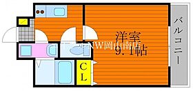 岡山県岡山市南区西市（賃貸マンション1K・4階・27.01㎡） その2