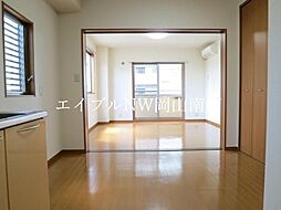 JR宇野線 備前西市駅 徒歩20分の賃貸マンション 3階1DKのリビング/ダイニング
