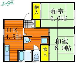 間取図画像 2DK