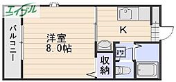 JR宇野線 備前西市駅 4.3km 1階/-