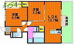 岡山電気軌道東山本線 門田屋敷駅 4.4km 1階/-
