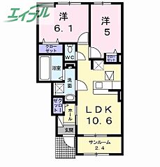 物件の間取り