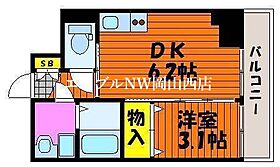 ブランシェ駅元町  ｜ 岡山県岡山市北区駅元町（賃貸マンション1DK・3階・27.10㎡） その2