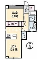 ソレイユコート中仙道  ｜ 岡山県岡山市北区中仙道（賃貸マンション1LDK・3階・45.73㎡） その2