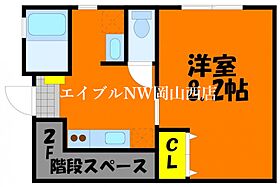 ブランブロック白石  ｜ 岡山県岡山市北区白石（賃貸アパート1K・1階・28.91㎡） その2