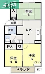 リベルテひらたC棟 2階