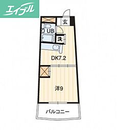 エクセルメゾン岡山 3階