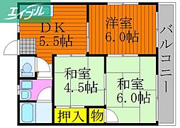 中村マンションC 2階