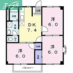 ニューシティオオタA 2階