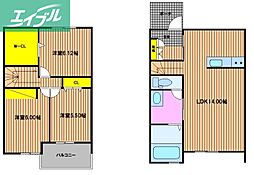 ラルーチェ　当新田 1階