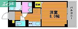 Arioso 1Kの間取図画像