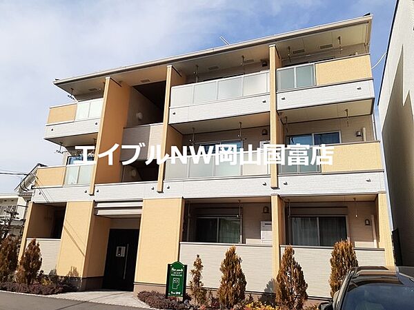 岡山県岡山市中区高屋(賃貸アパート1DK・2階・35.60㎡)の写真 その1