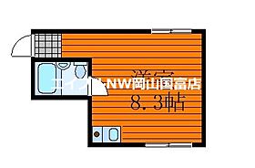 岡山県岡山市中区門田屋敷2丁目（賃貸マンション1R・3階・18.62㎡） その2