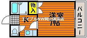 岡山県岡山市中区西川原1丁目（賃貸マンション1K・4階・18.72㎡） その2