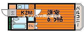 岡山県岡山市中区中納言町（賃貸マンション1K・4階・18.11㎡） その2