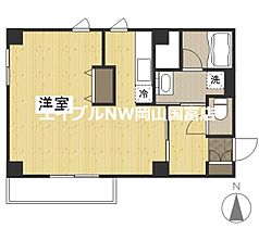 岡山県岡山市北区表町3丁目（賃貸マンション1R・8階・35.20㎡） その2