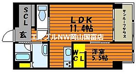 岡山県岡山市北区内山下1丁目（賃貸マンション1LDK・2階・50.66㎡） その2