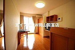 岡山電気軌道東山本線 門田屋敷駅 徒歩12分の賃貸アパート 1階1Kのリビング/ダイニング