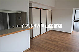 岡山電気軌道東山本線 東山・おかでんミュージアム駅駅 徒歩9分の賃貸マンション 1階3LDKのリビング/ダイニング