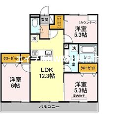 物件の間取り