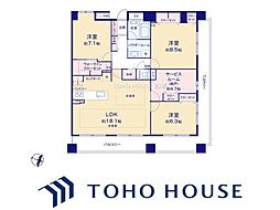 アプレ千葉センターコート 3SLDKの間取図画像