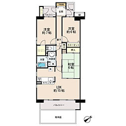 下総中山ガーデニア 3LDKの間取り