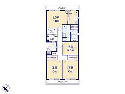 間取図画像 3SLDK