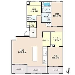間取図画像 3SLDK