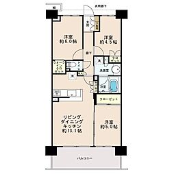 リビオシティ船橋北習志野 3LDKの間取図画像
