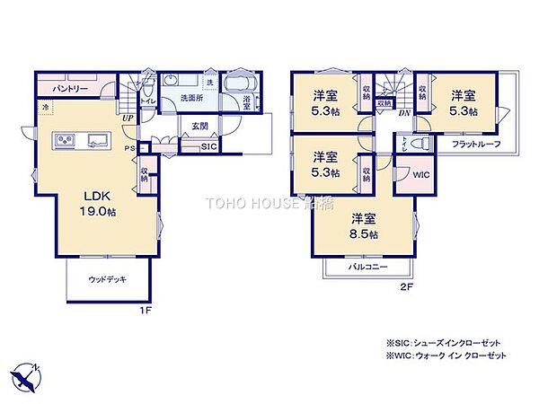 間取りを拡大表示