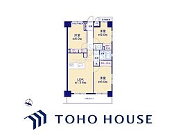 ライオンズマンション船堀親水公園 3LDKの間取図画像
